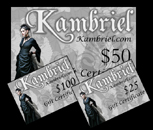 Kambriel Gift Certificates!